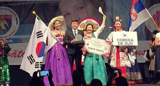 Soonhun Dance Group wins Grand Prix award at International Folk Dance Festival in Romania